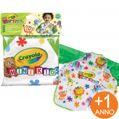 GREMBIULE CON MANICHE LAVABILE MINI KIDS CRAYOLA