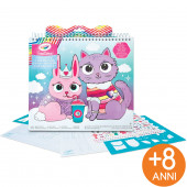 ALBUM DA DISEGNO CREA LA MODA DEI CUCCIOLI CREATIONS CRAYOLA