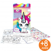 ALBUM DA DISEGNO FANTASIA UNICORNO CREATIONS CRAYOLA