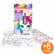 ALBUM DA DISEGNO FANTASIA UNICORNO CREATIONS CRAYOLA