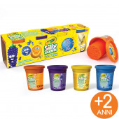 PASTA DA MODELLARE PROFUMATA SILLY SCENTS DOUGH SET 4 COLORI IN BARATTOLO GR.113 CRAYOLA