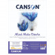 CARTA DISEGNO GRANA FINA MIXED MEDIA ESSENTIA 250 GR. BLOCCO 30 FOGLI CANSON