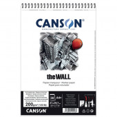 ALBUM DISEGNO SPIRALE THE WALL EXTRA LISCIO 30 FOGLI GR. 220 CANSON