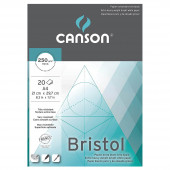 CARTA SATINATA ILLUSTRATION BRISTOL 250 GR. BLOCCO 20 FOGLI CANSON