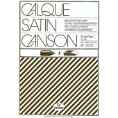 CARTA LUCIDA SATINATA CALQUE SATIN 90/95 GR. BLOCCO 50 FOGLI CANSON