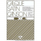 CARTA LUCIDA SATINATA CALQUE SATIN 90/95 GR. BLOCCO 50 FOGLI CANSON
