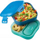 LUNCH BOX PORTA VIVANDE CON SCOMPARTI 3 IN 1 CHIUSURA 2 BRACCI ROSA MAPED