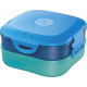 LUNCH BOX PORTA VIVANDE CON SCOMPARTI 3 IN 1 CHIUSURA 2 BRACCI ROSA MAPED