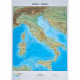 CARTA GEOGRAFICA ITALIA A4 BIFACCIALE FISICA/POLITICA CWR