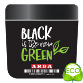 TEMPERINO CONTENITORE 2 FORI CON CHIUSURA CLACK RE-GENERATION BLACK IS THE NEW GREEN ARDA