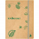 CARTELLA 3 LEMBI CON ELASTICO ECOLOGICA 25X35/3 PLANET BM BE MORE