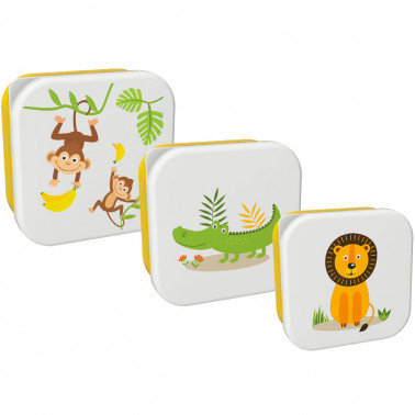 SNACK BOX PORTA VIVANDE SET 3 FORMATI I-DRINK KIDS