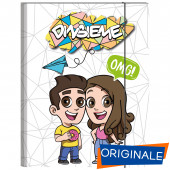 CARTELLA 3 LEMBI ELASTICO 25X35 DORSO CM. 1 DINSIEME