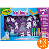 SUPER SET ATTIVITA' COSTUMI PETS WASHIMALS CRAYOLA