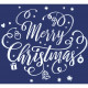VETROFANIA NATALE BIANCA 30X37 GLITTER LEBEZ