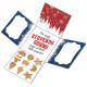 SCATOLA - BIGLIETTO AUGURALE NATALE 12X12X12 SURPRISE BOX CROMO