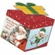 SCATOLA - BIGLIETTO AUGURALE NATALE 12X12X12 SURPRISE BOX CROMO