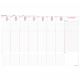 AGENDA SETTIMANALE PLANNING 50X35 PERPETUA COLOR INTEMPO