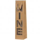 SHOPPER CARTA BOTTIGLIA MAGNUM 12X41X12 AVANA PNP-PLAST