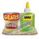 COLLA GLITTER BOTTIGLIA 88 ML. UHU + PASTA DA MODELLARE PLAY DOH ( OMAGGIO )
