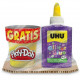 COLLA GLITTER BOTTIGLIA 88 ML. UHU + PASTA DA MODELLARE PLAY DOH ( OMAGGIO )