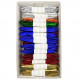 MATASSINE RAFIA MM.5 X MT.3 COLORI ASSORTITI NATALE CONF.50 BRIZZOLARI