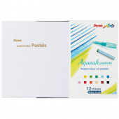 SET AQUASH PASTELS CON PASTELLI ACQUERELLABILI E PENNELLO CON SERBATOIO ) PENTEL