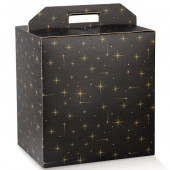 SCATOLA PORTA PANETTONE + BOTTIGLIA CM. 33X25X35 CONSTELLATION