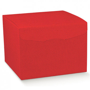 SCATOLA REGALO SEGRETO LINO ROSSO