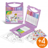 VALIGETTA 25 PENNARELLI LAVABILI SUPERPUNTA PASTEL CRAYOLA