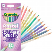 PASTELLI COLORE PASTELLO SCATOLA 12 COLORI CRAYOLA