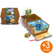 SET OCEAN GLOW PETS - SCRIGNO DEL TESORO WASHIMALS CRAYOLA
