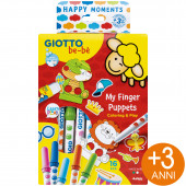 KIT HAPPY MOMENTS GIOTTO BE-B&Egrave; MY FINGER PUPPETS FILA