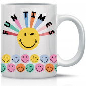 TAZZA MUG IN CERAMICA FUN TIMES SMILEY MARPIMAR