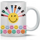 TAZZA MUG IN CERAMICA FUN TIMES SMILEY MARPIMAR