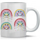 TAZZA MUG IN CERAMICA ARCOBALENO SMILEY MARPIMAR