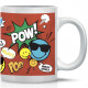 TAZZA MUG IN CERAMICA ROSSA SMILEY MARPIMAR