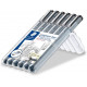 PIGMENT LINER NERO BOX 4 PZ.+2 OMAGGIO STAEDTLER