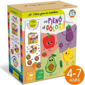 LIBRO GIOCO CARTONATO 13,5X13,5 UN PIENO DI COLORI LUDATTICA X AGENDA 2030