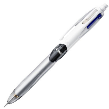 PENNA SFERA SCATTO + PORTAMINA MULTIFUNZIONE 4 COLOURS BIC