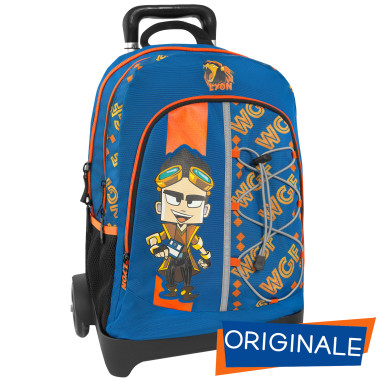 ZAINO TROLLEY SCUOLA STACCABILE LYON GAMER