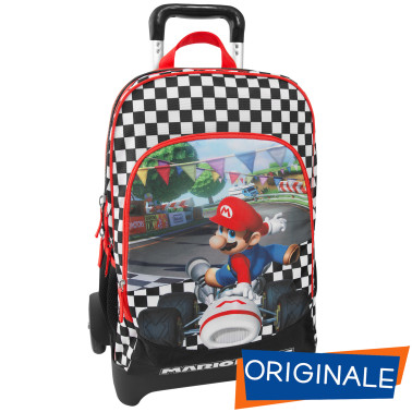 ZAINO TROLLEY SCUOLA STACCABILE MARIOKART