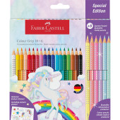 PASTELLI SPARKLE UNICORN SCATOLA 18 COLORI + 6 MATITE FABER-CASTELL
