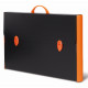 VALIGETTA POLIONDA 37x60x5 NERO BORDO RIGIDO COLORATO BALMAR