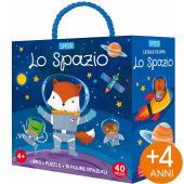 PUZZLE CON LIBRO Q-BOX LO SPAZIO SASSI
