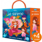 PUZZLE CON LIBRO Q-BOX LE SIRENE SASSI