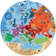 PUZZLE CON LIBRO VIAGGIA, CONOSCI, ESPLORA EUROPA SASSI