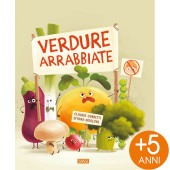 LIBRO CARTONATO ILLUSTRATO 23X28 VERDURE ARRABBIATE SASSI