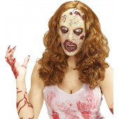 MASCHERA ZOMBIE CON PARRUCCA WIDMANN