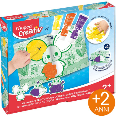 SET CREATIVO EARLY AGE I MIEI PRIMI COLORI A DITA MAPED